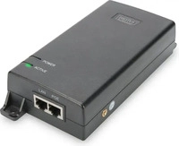 DIGITUS DN95104, DIGITUS Gigabit Ethernet PoE Ultra Injektor, 802.3af/at, 60 W