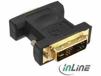InLine 17780P, InLine DVI-A Adapter - Analog 12+5 Stecker auf 15pol HD Buchse (VGA) -
