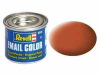 Revell 32185, Revell Modellbau-Farbe auf Kunstharzbasis, braun, matt, RAL 8023, 14 ml