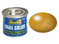 Revell 32192, Revell Email Color Messing, metallic, 14ml, Modellbau-Farbe auf