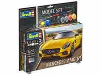 Revell 67028, Revell Modellbausatz mit Basiszubehör, Mercedes-AMG GT, 93 Teile, ab