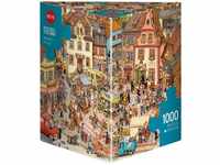 Heye-Puzzles 298845, Heye-Puzzles 298845 - Market Place, Cartoon im Dreieck,...