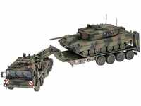 Revell 03311, Revell Modellbausatz ,SLT 50-3 "Elefant " + Leopard 2A4, 421 Teile, ab