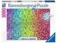 Ravensburger RAV16745, Ravensburger RAV16745 - Puzzle: Challenge Glitzer, 1000 Teile