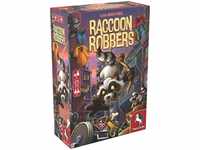 Pegasus Spiele 52156G, Pegasus Spiele 52156G - Raccoon Robbers - Brettspiel, für 2
