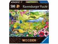 Ravensburger RAV17513, Ravensburger RAV17513 - Holzpuzzle: Wilder Garten
