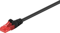 goobay 68677, goobay CAT 6 Netzwerkkabel, U/UTP, schwarz - L&auml;nge: 1,0 m