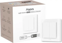 Aqara WS-K08D, Aqara Light Switch H2 EU, 4 Button, 2 Channel, Matter, Thread, Zigbee,