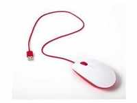 offizielle Raspberry Pi Maus, rot/weiß