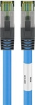 goobay 45657, goobay CAT 6A Patchkabel mit CAT 8.1 Rohkabel, S/FTP, LSZH, blau -