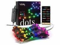 Twinkly Dots Lichterkette, Multicolor Edition, schwarz, 400 LEDs