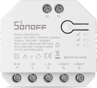 Sonoff DUALR3 Lite, Sonoff Dual R3 Lite Dual Relay Smart Switch, 2-Kanal Schaltaktor,