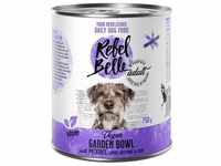 6 x 750 g Adult Vegan Garden Bowl vegan Rebel Belle Hundefutter nass