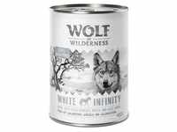 24 x 400g Adult White Infinity Pferd Wolf of Wilderness Hundefutter nass