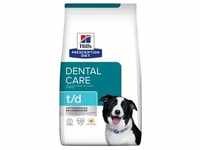 10kg Prescription Diet t/d Dental Care mit Huhn Hill's Hundefutter trocken