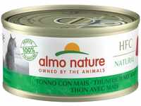 Sparpaket Almo Nature HFC Natural 24 x 70 g - Thunfisch mit Mais...
