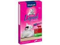 Vitakraft Cat Liquid-Snack mit Rind & Inulin - 24 x 15 g, Grundpreis: &euro; 19,97 /