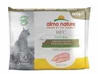 6 x 55g HFC Natural Pouch Hühnerfilet Almo Nature Katzenfutter nass