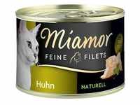 6 x 156g Feine Filets Naturelle Huhn Miamor Katzenfutter nass