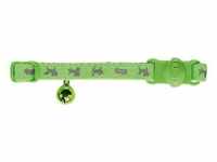 HUNTER Katzenhalsband Neon - Halsumfang 23 - 30 cm grün