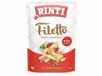 Sparpaket RINTI Filetto Pouch in Jelly 48 x 100 g - Huhn mit Rind
