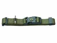 HUNTER Halsband London, olivgrün Vario Basic Gr.M: 30-46cm Halsumfang, B 15mm...