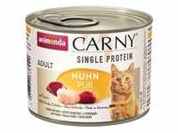 6x 200g animonda Carny Single Protein Adult mit Huhn pur Katze Nassfutter