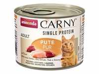 6x 200g animonda Carny Single Protein Adult mit Pute pur Katze Nassfutter
