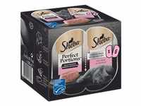 Sparpaket Sheba Perfect Portions 48 x 37,5 g - Pastete mit Lachs