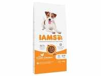12kg Advanced Nutrition Adult Small & Medium Dog mit Huhn IAMS Hundefutter...