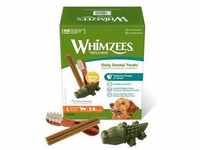 2 xGröße L: für große Hunde (18 - 27 kg, 14 Stück) Whimzees by Wellness Mixbox