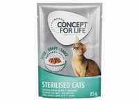48 x 85g Sterilised Cats in Soße Concept for Life Katzenfutter nass