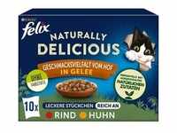 Felix Naturally Delicious 10 x 80 g - Farm-Auswahl in Gelee