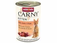 12x 400g Carny Kitten: Kalb, Huhn & Pute animonda Nassfutter für Katzen