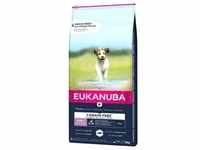 12kg Eukanuba Grain Free Puppy Small / Medium Breed mit Lachs Hundefutter...