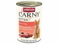 12x 400g Carny Kitten: Rind & Pute animonda Nassfutter für Katzen