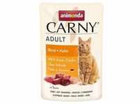 12x 85g Carny Rind + Huhn animonda Nasfutter für Katzen