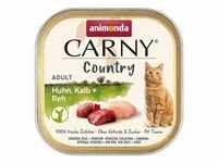 32x 100g animonda Carny Country Adult Huhn, Kalb + Reh Katzenfutter nass
