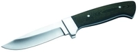 Handliches Messer 440A Micarta-Griff mit Lederscheide