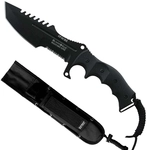 Einsatzmesser BlackField APACHE outdoor-Messer (Griff grau)