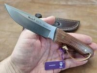Messer Bison-9NL Molybd&auml;n-Vanadium mit hochwertiger Lederscheide