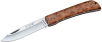 Nieto Taschenmesser Zweihandmesser 12C27 Slipjoint Thuyy-Holz Filework