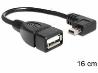 Delock USB Kabel OTG USB mini Stecker auf USB A Buchse 16cm