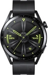 HUAWEI 55028445, HUAWEI WATCH GT 3 46 mm Schwarz, schwarzes Armband Black