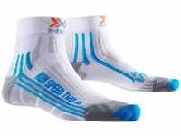 X-Bionic Run Speed Two Damen-Laufsocken White/Turquoise (35/36) weiss