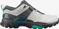 Salomon X Ultra 4 GTX Lunar Rock/Ebony/Mint Leaf (37 1/3) weiss