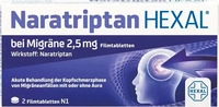 PZN-DE 09334719, NARATRIPTAN HEXAL bei Migr&auml;ne 2,5 mg Filmtabletten 2 St,