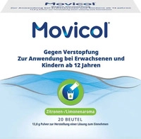 PZN-DE 07548876, Norgine MOVICOL Beutel Plv.z.Her.e.Lsg.z.Einnehmen 20 St,