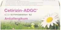 PZN-DE 02662780, Zentiva Pharma CETIRIZIN ADGC Filmtabletten 50 St, Grundpreis: