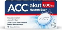 PZN-DE 06197481, Hexal ACC akut 600 Brausetabletten 10 St, Grundpreis: &euro; 10,- /